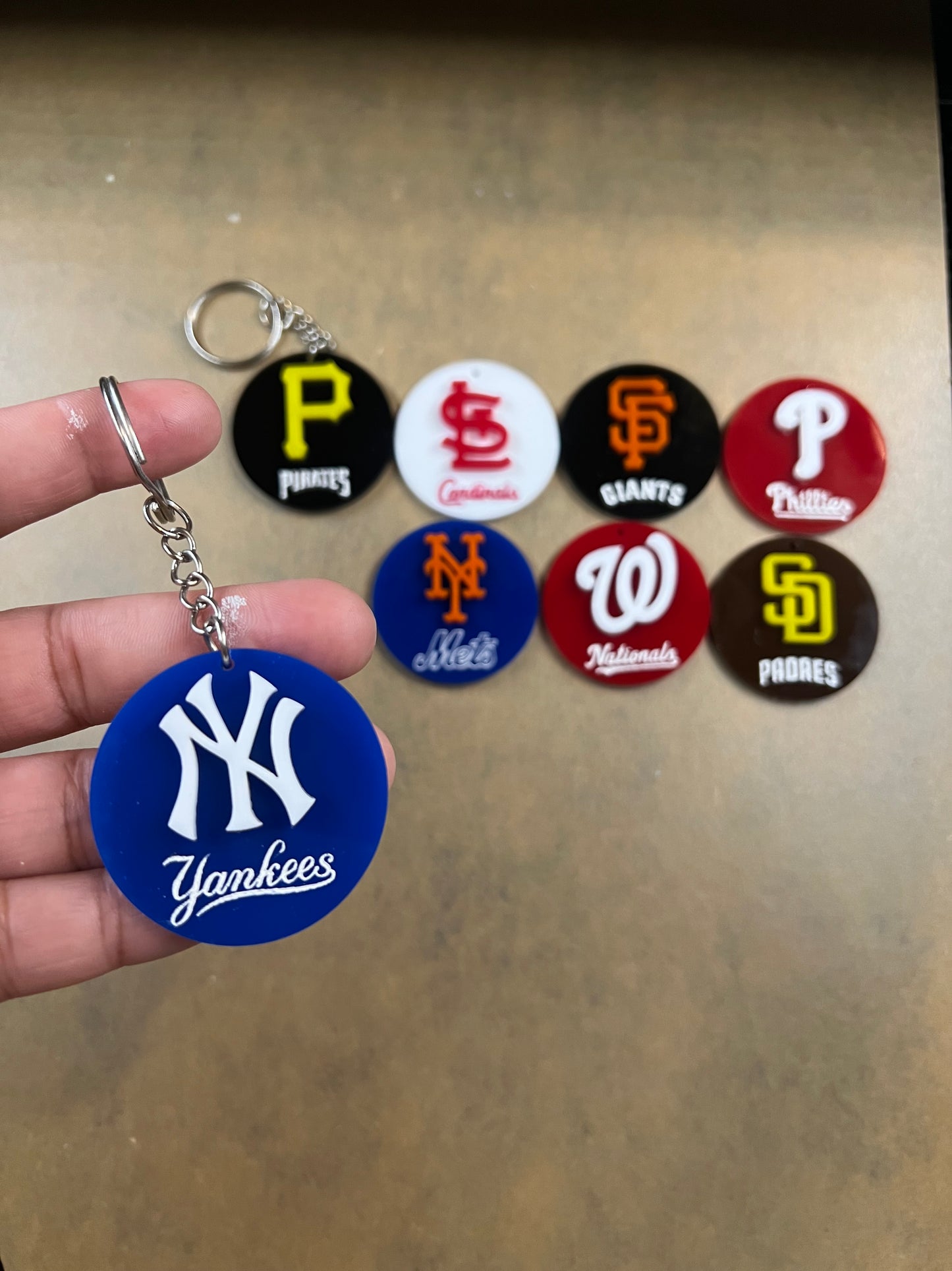 MLB Keychain