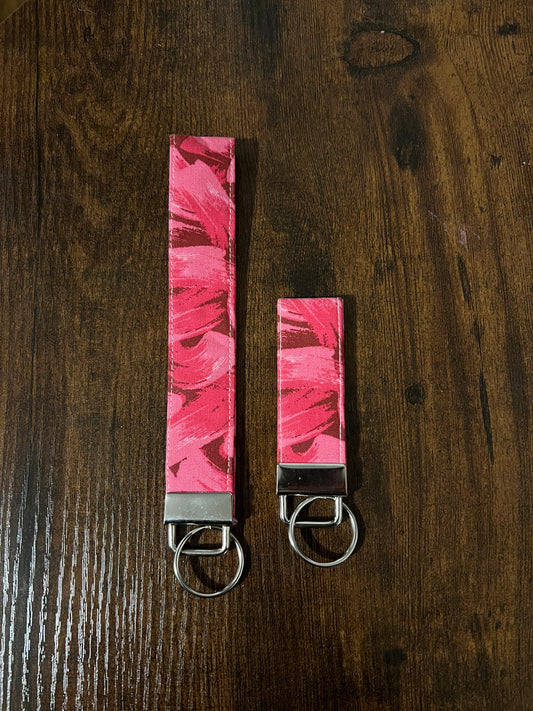 Pink Brushstrokes Wristlet