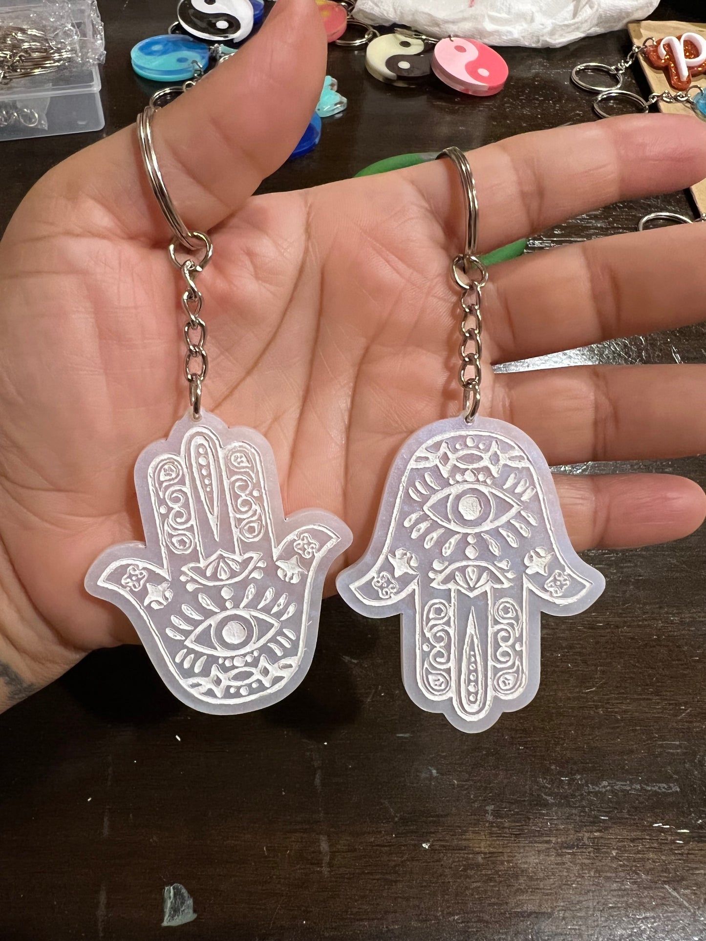 Hamsa Keychain