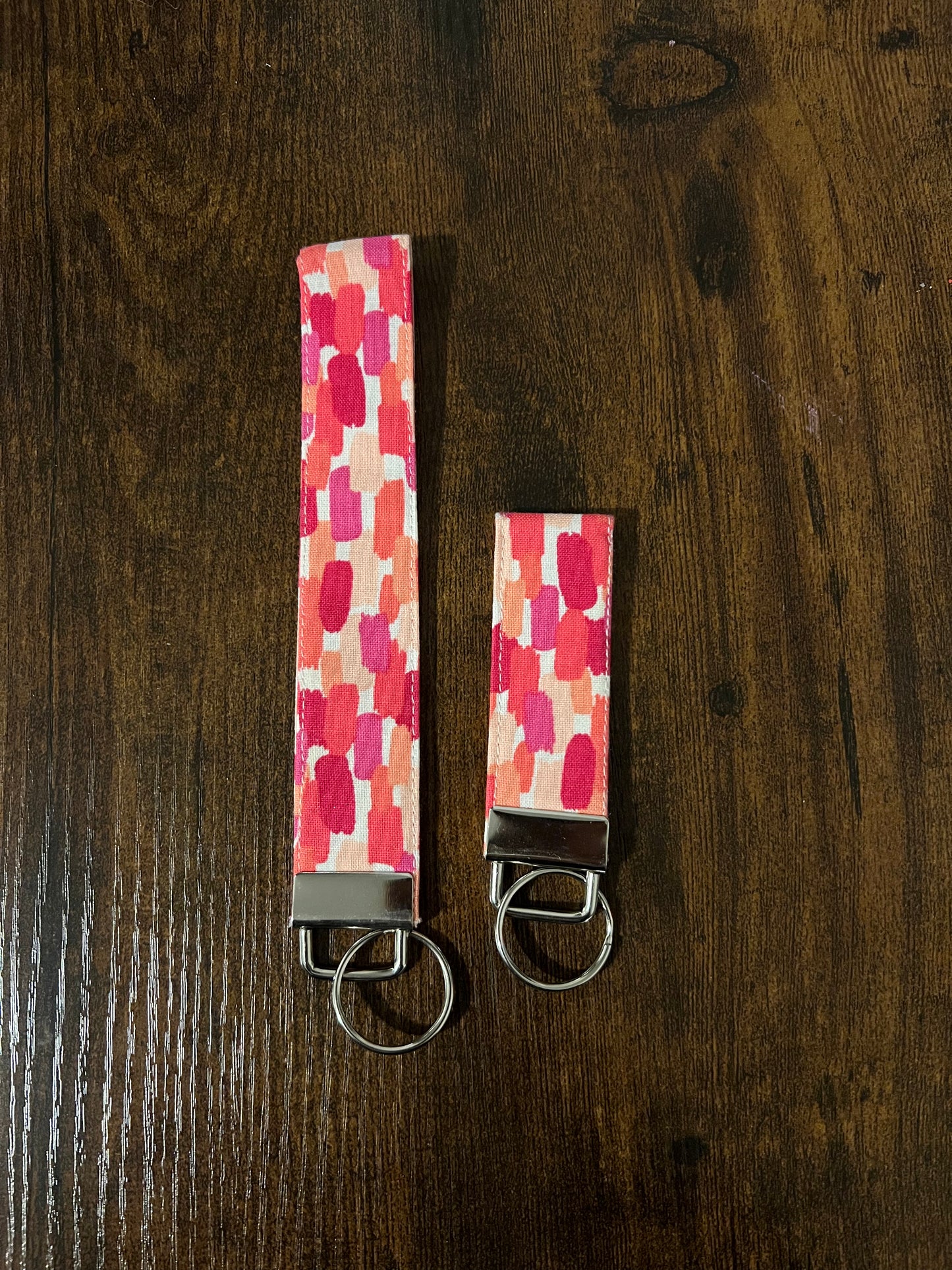 Pink Blotch Wristlet