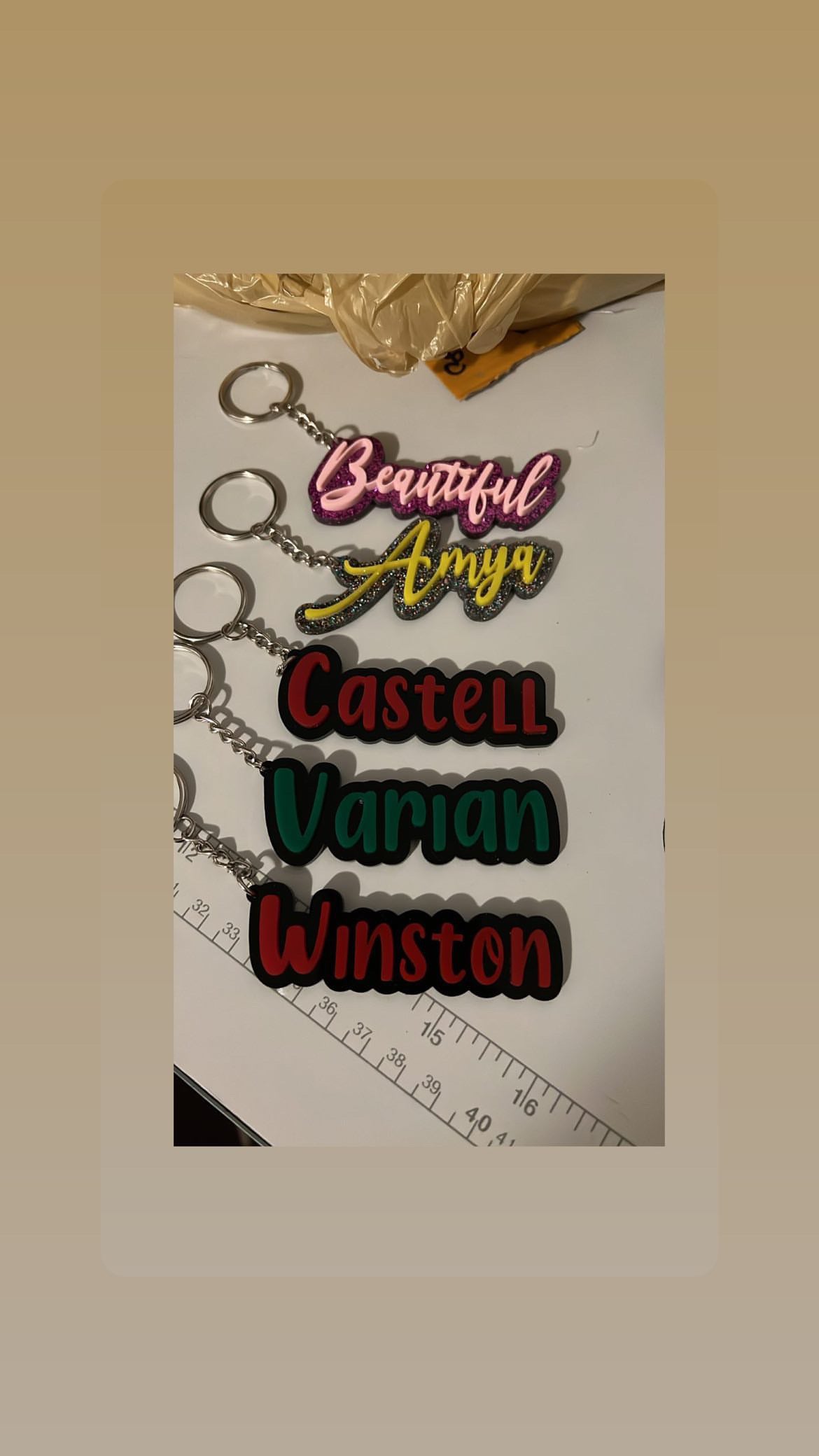 Personalized Keychain