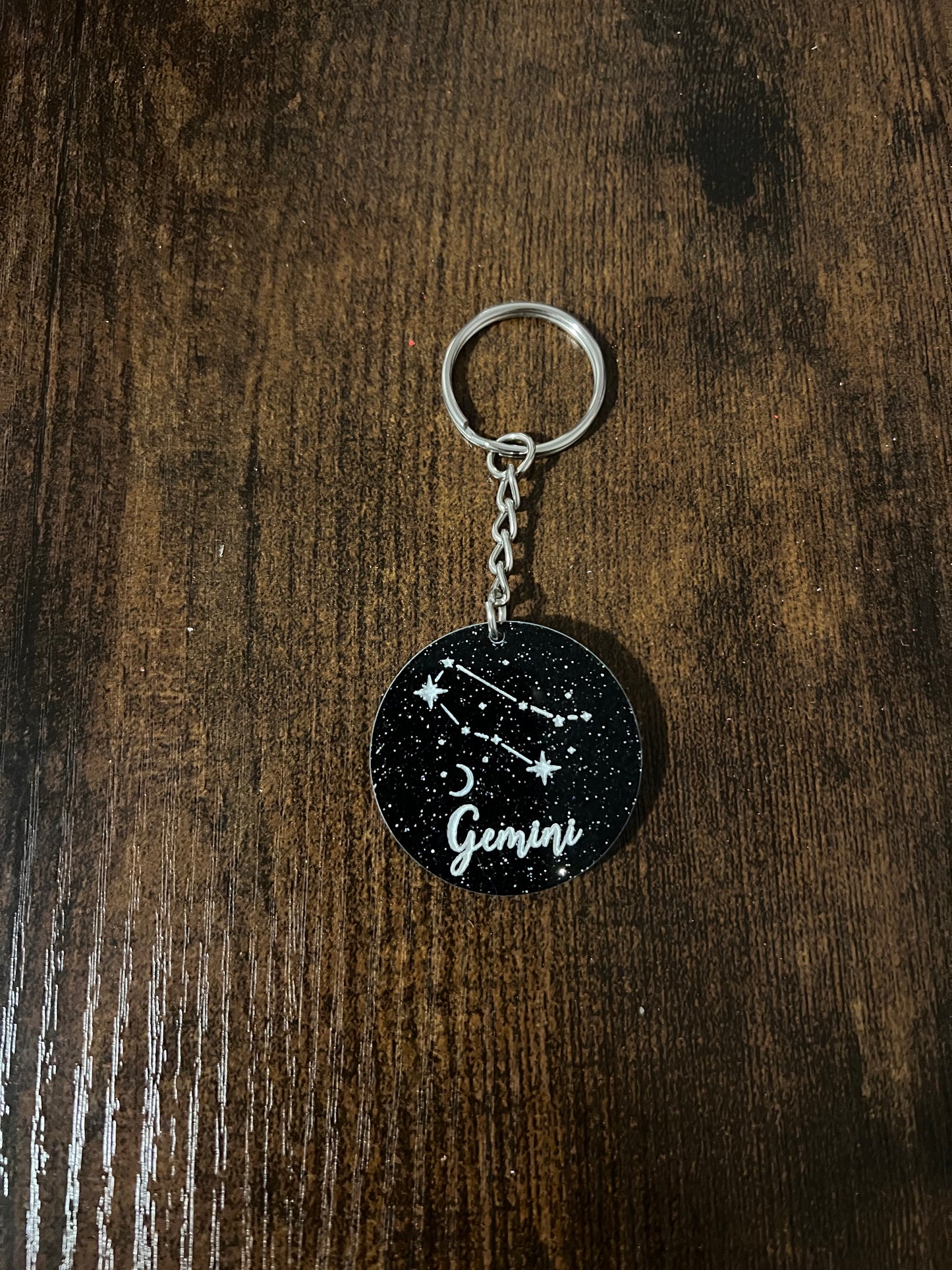 Zodiac Constellation Keychain