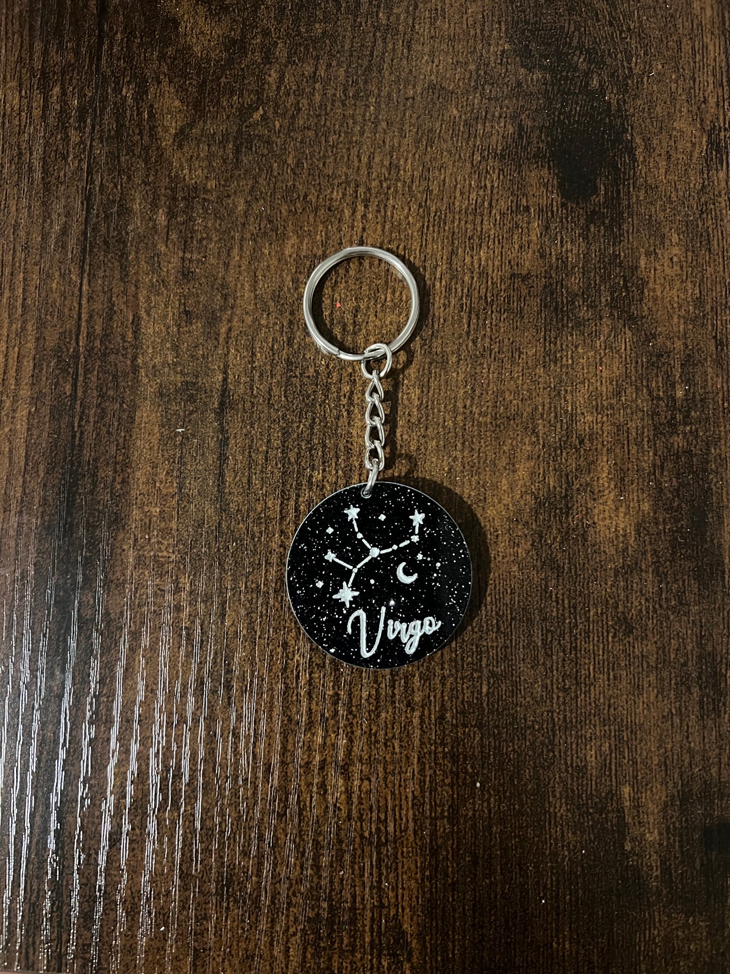 Zodiac Constellation Keychain