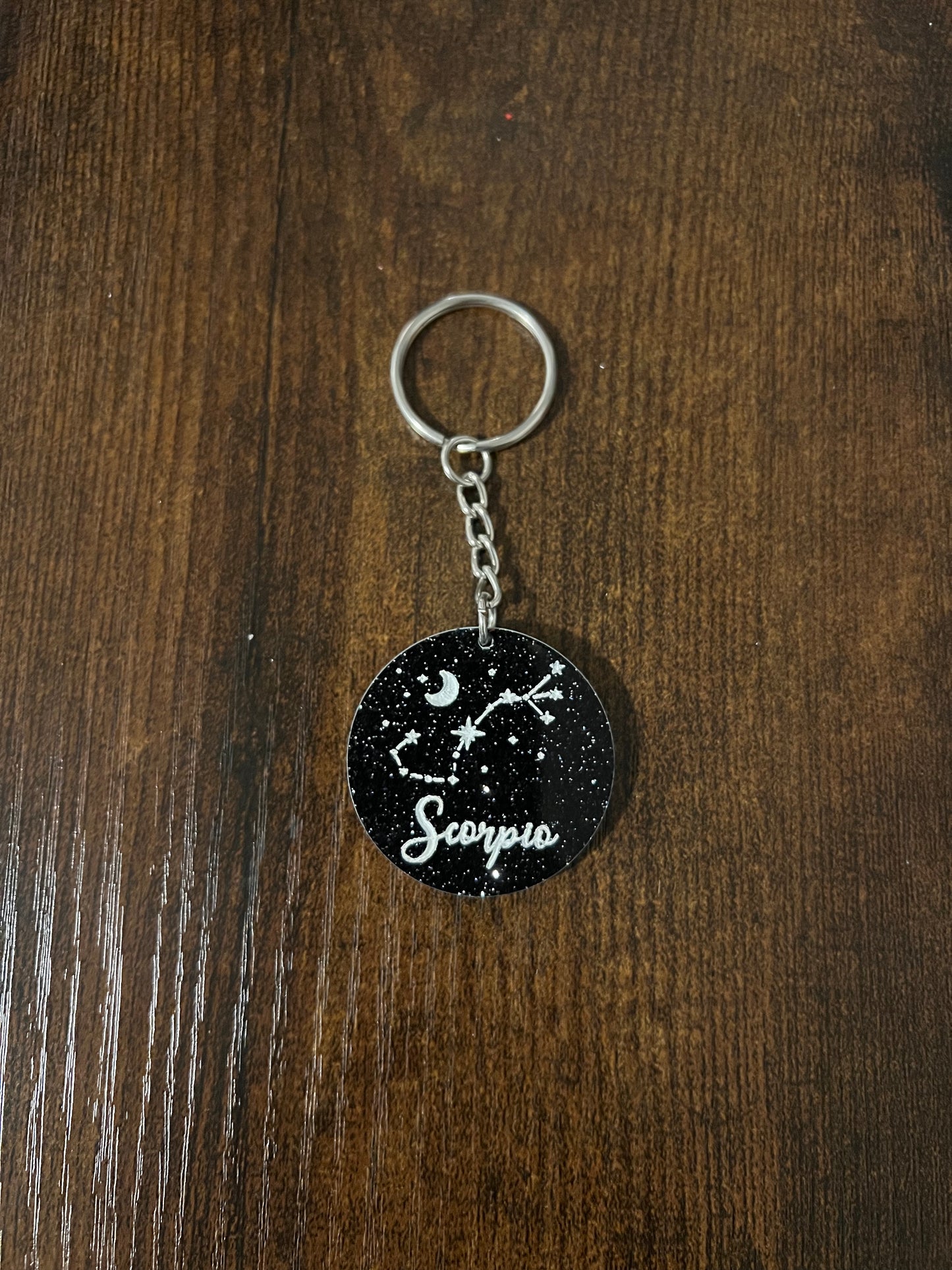 Zodiac Constellation Keychain