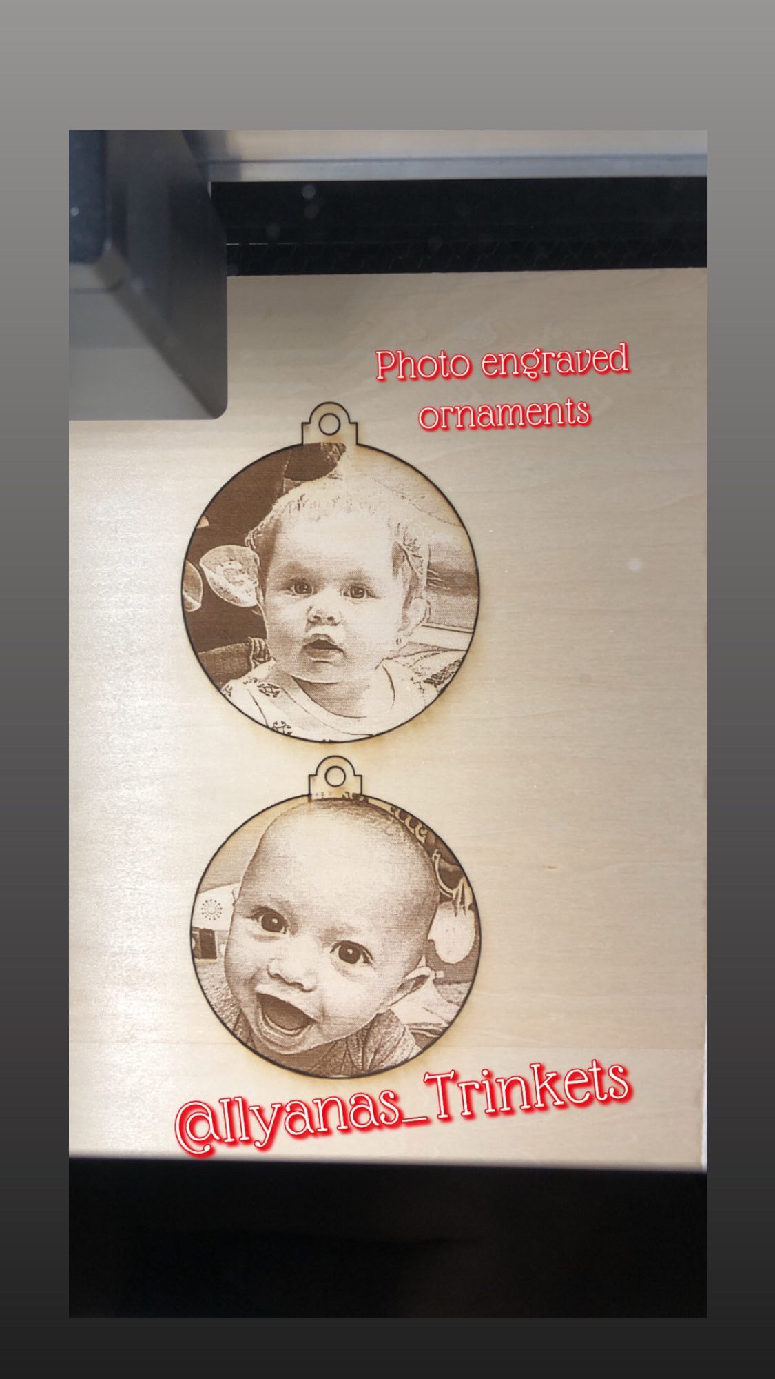 Photo Engraved Ornament